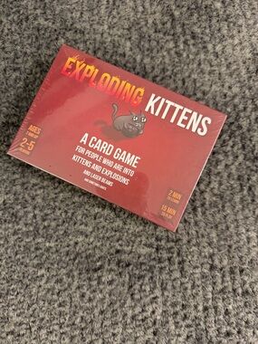 Exploding Kittens Card Game - Red